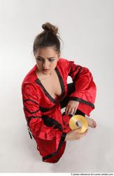 Woman Adult Average Martial art Standing poses Casual Latino